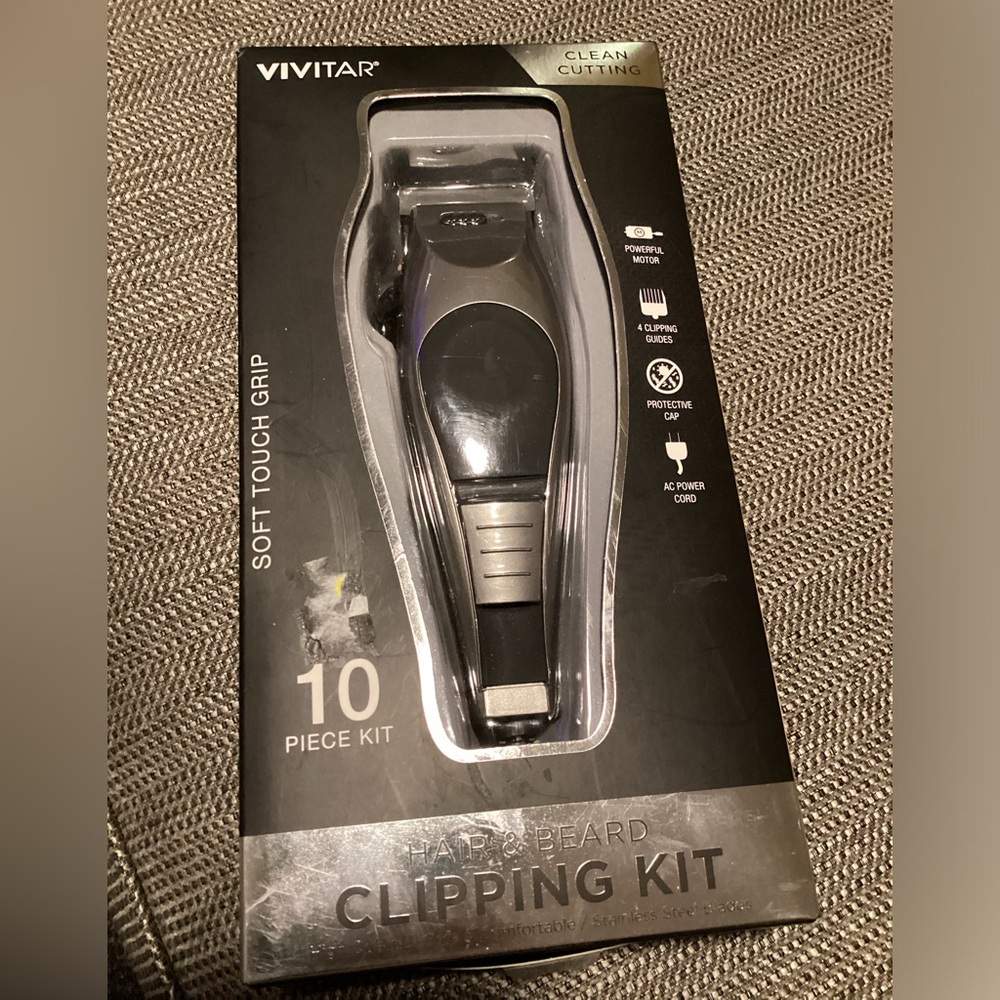 VIVITAR 10 PIECE HAIR & BEARD GROOMING KIT